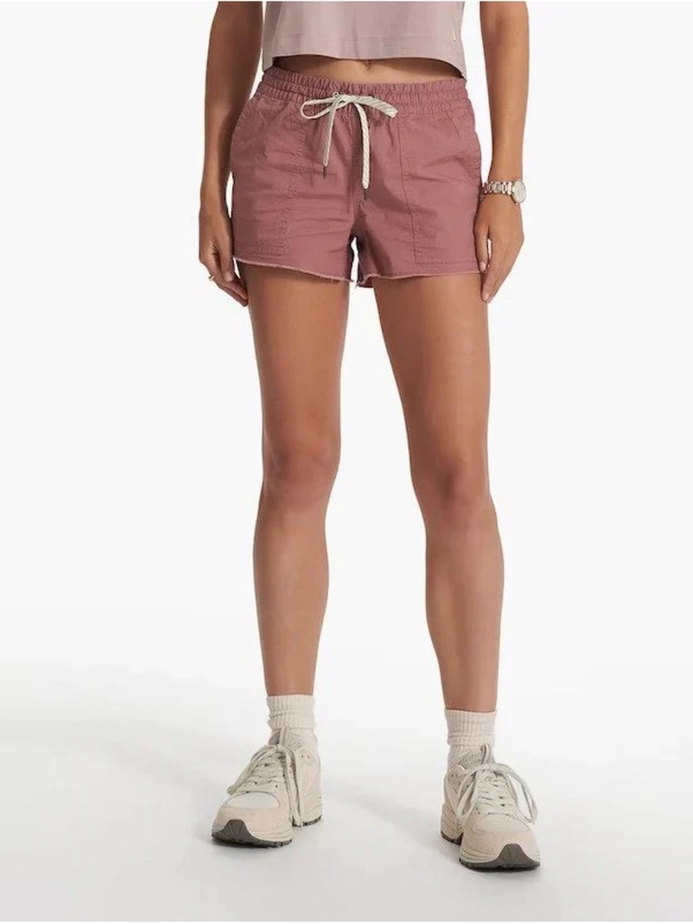Vuori Women's Vintage Ripstop Shorts Marsala Rose Pink Medium NWT Gorpcore